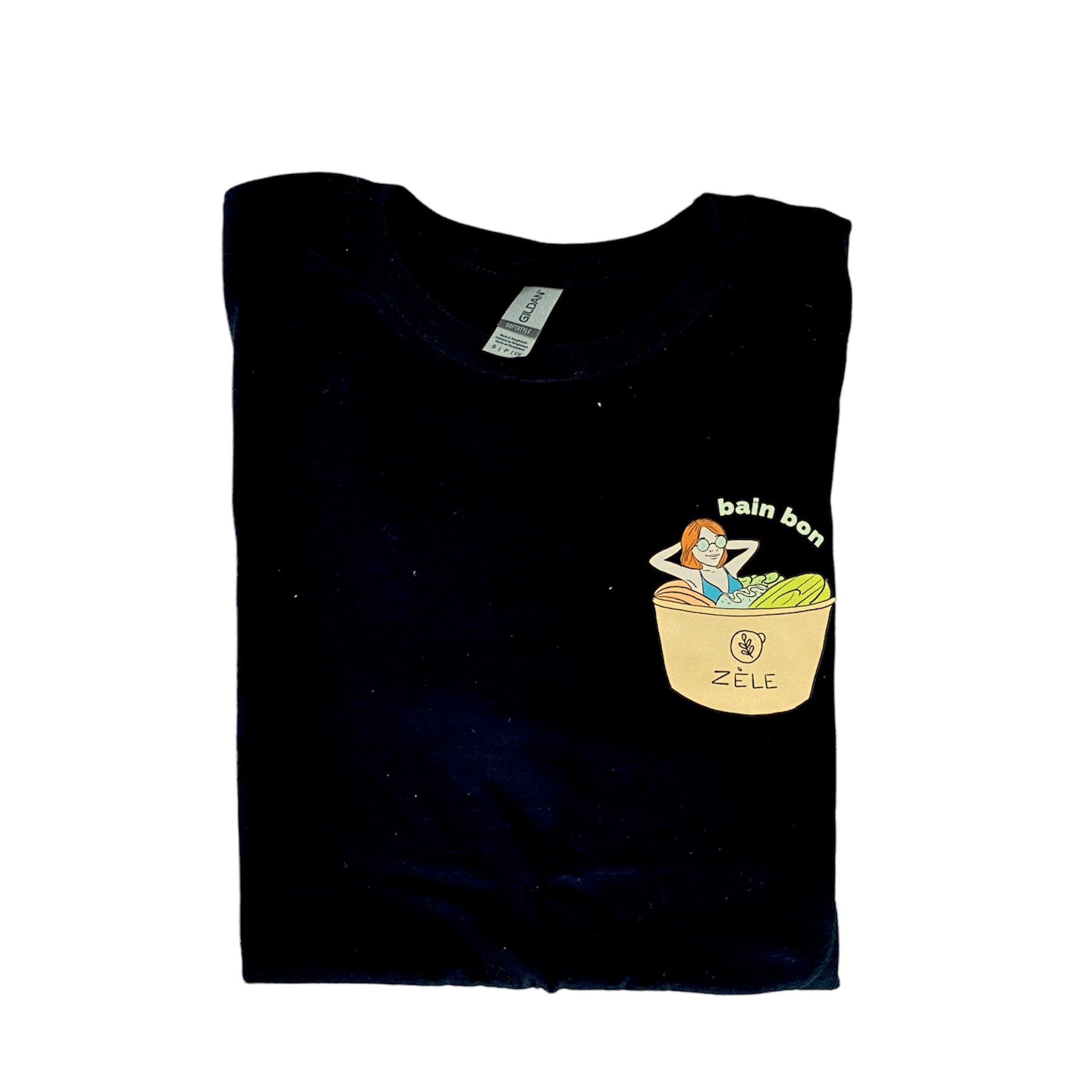 Le t-shirt unisexe « bain bon »
