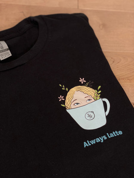 Le t-shirt unisexe « always latte »