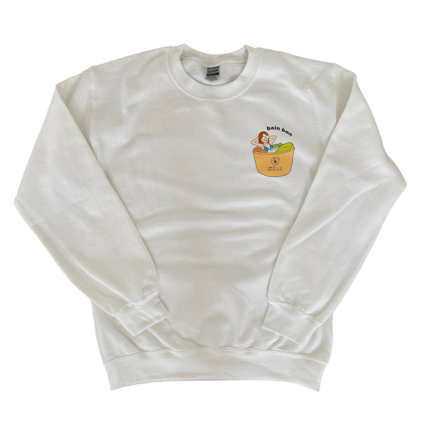 Le crewneck « bain bon »