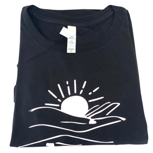 Chandail oversized LAKE IT - Noir