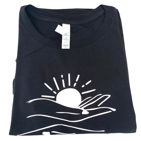 Chandail oversized LAKE IT - Noir